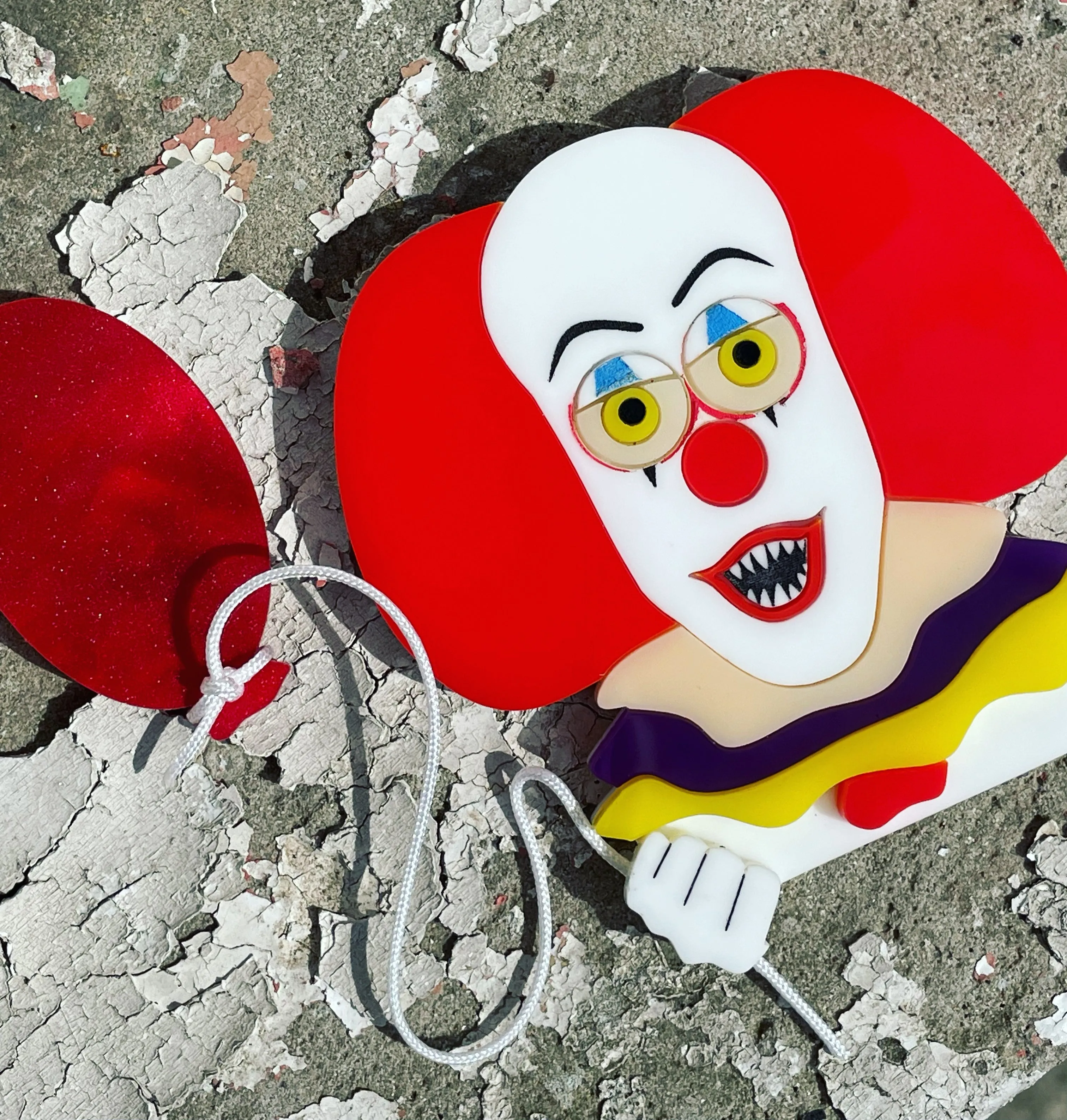 Killer Clown Brooch