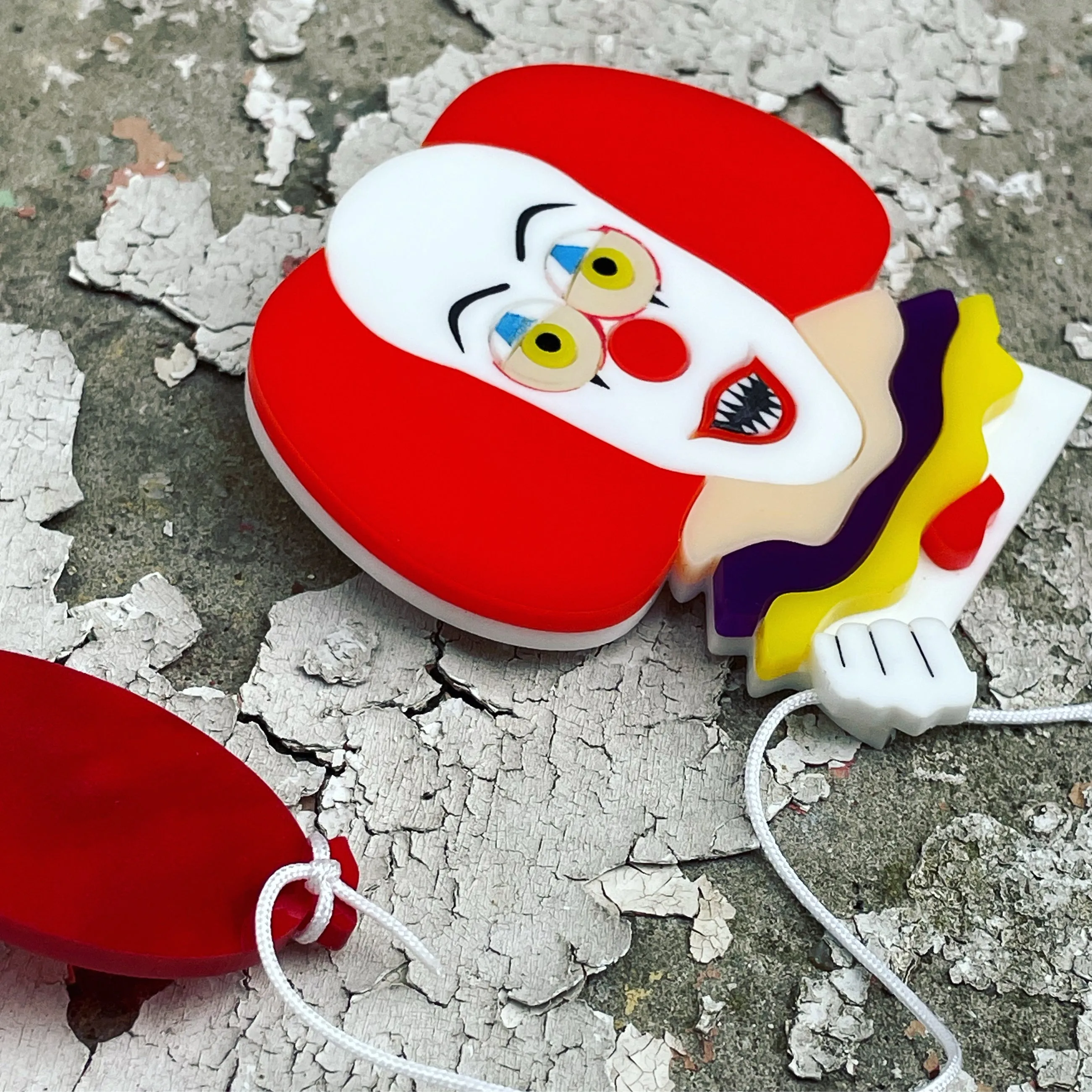 Killer Clown Brooch