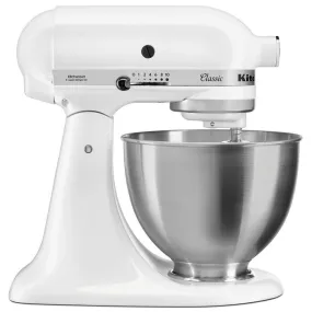 KitchenAid 5K45SSBWH Classic Stand Mixer 4.3L White