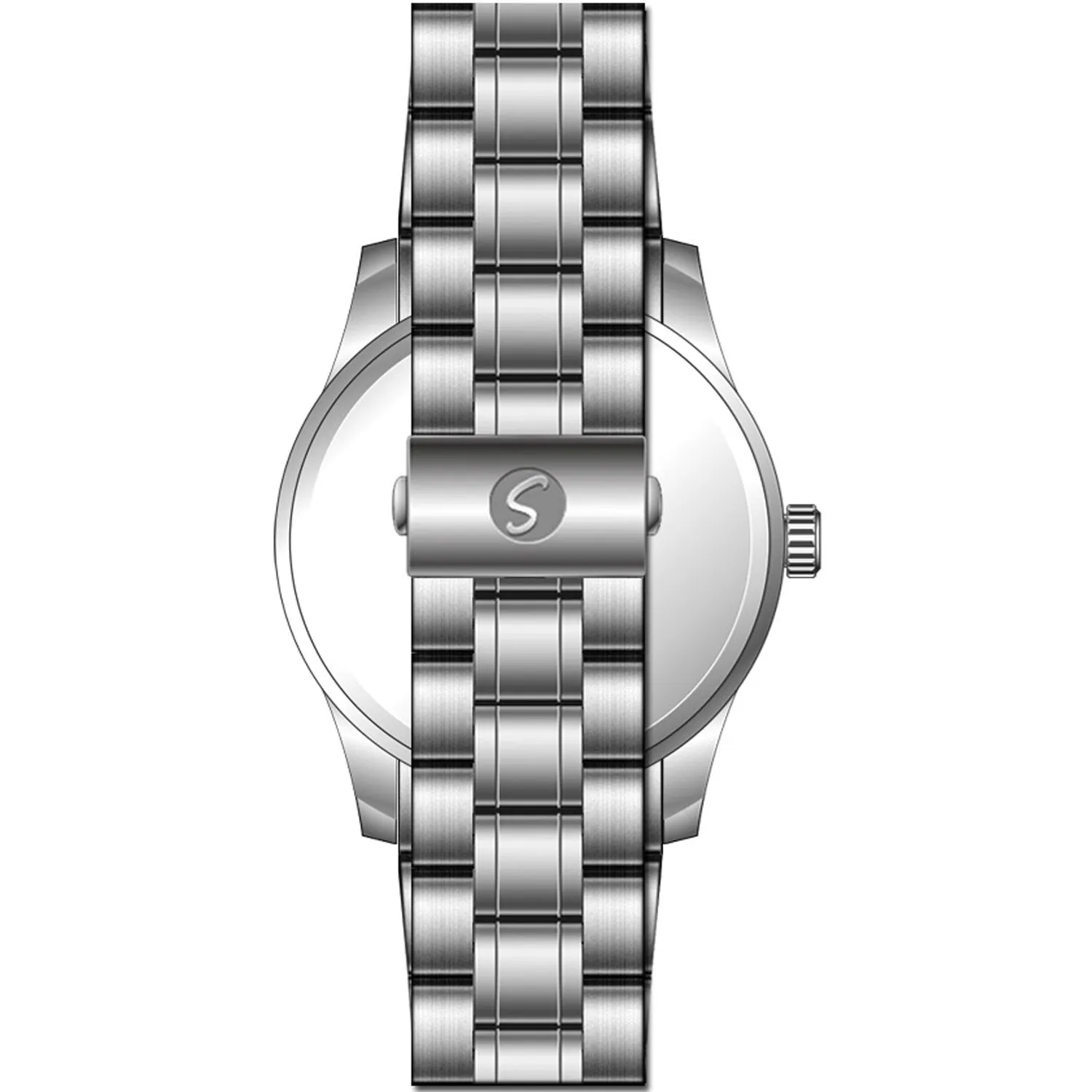 Ladies Essential Metal Watch With Link