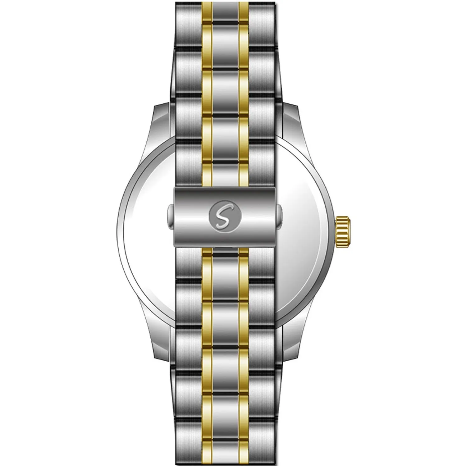 Ladies Essential Metal Watch With Link