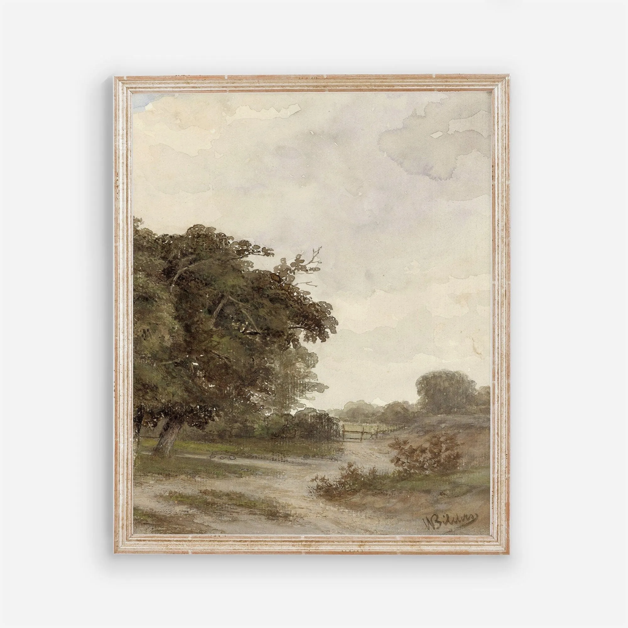 Landscape Vintage Gallery Wall Art