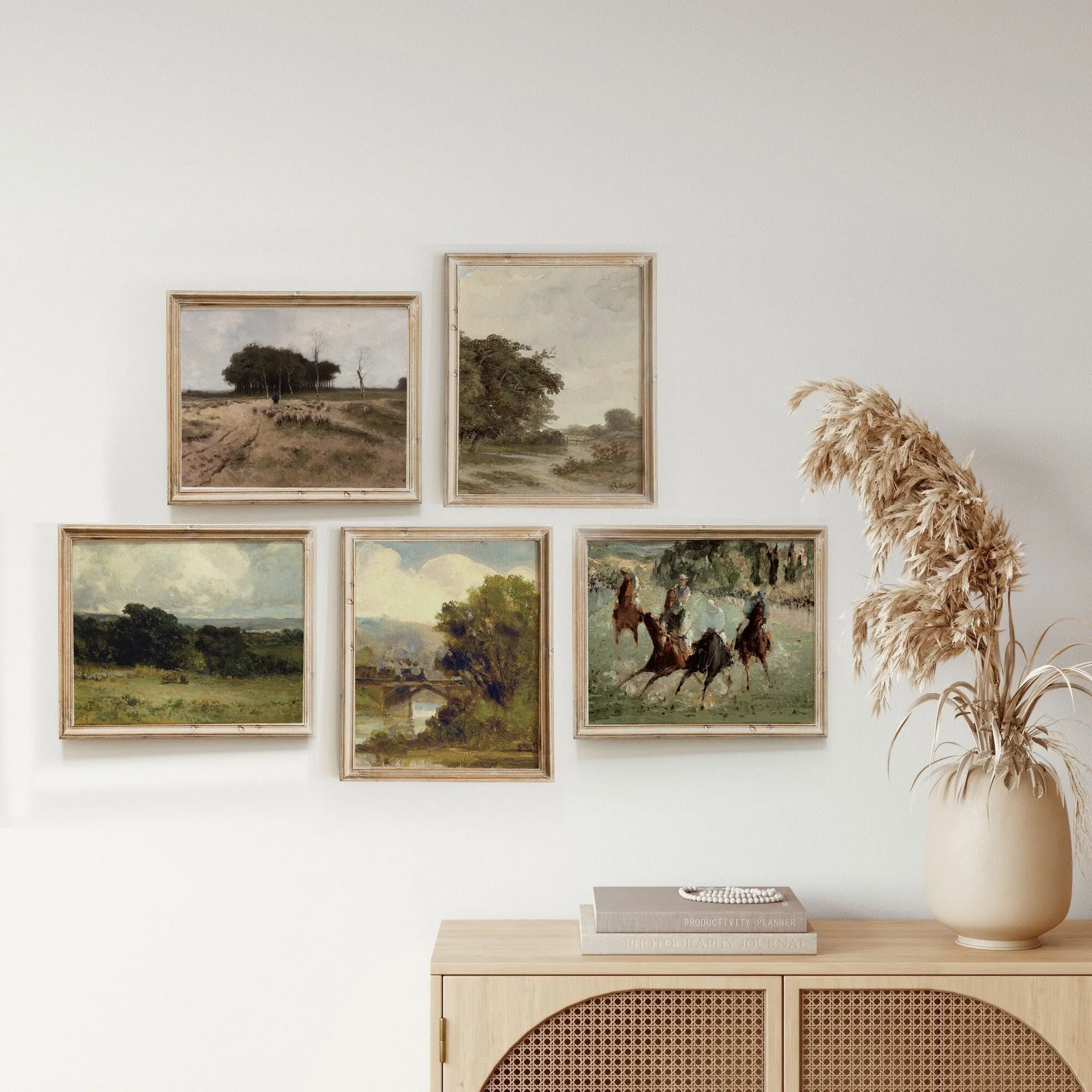 Landscape Vintage Gallery Wall Art