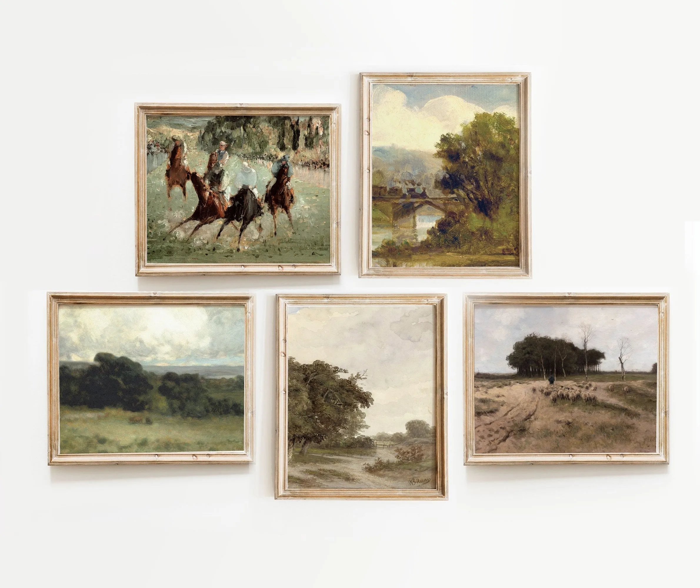 Landscape Vintage Gallery Wall Art