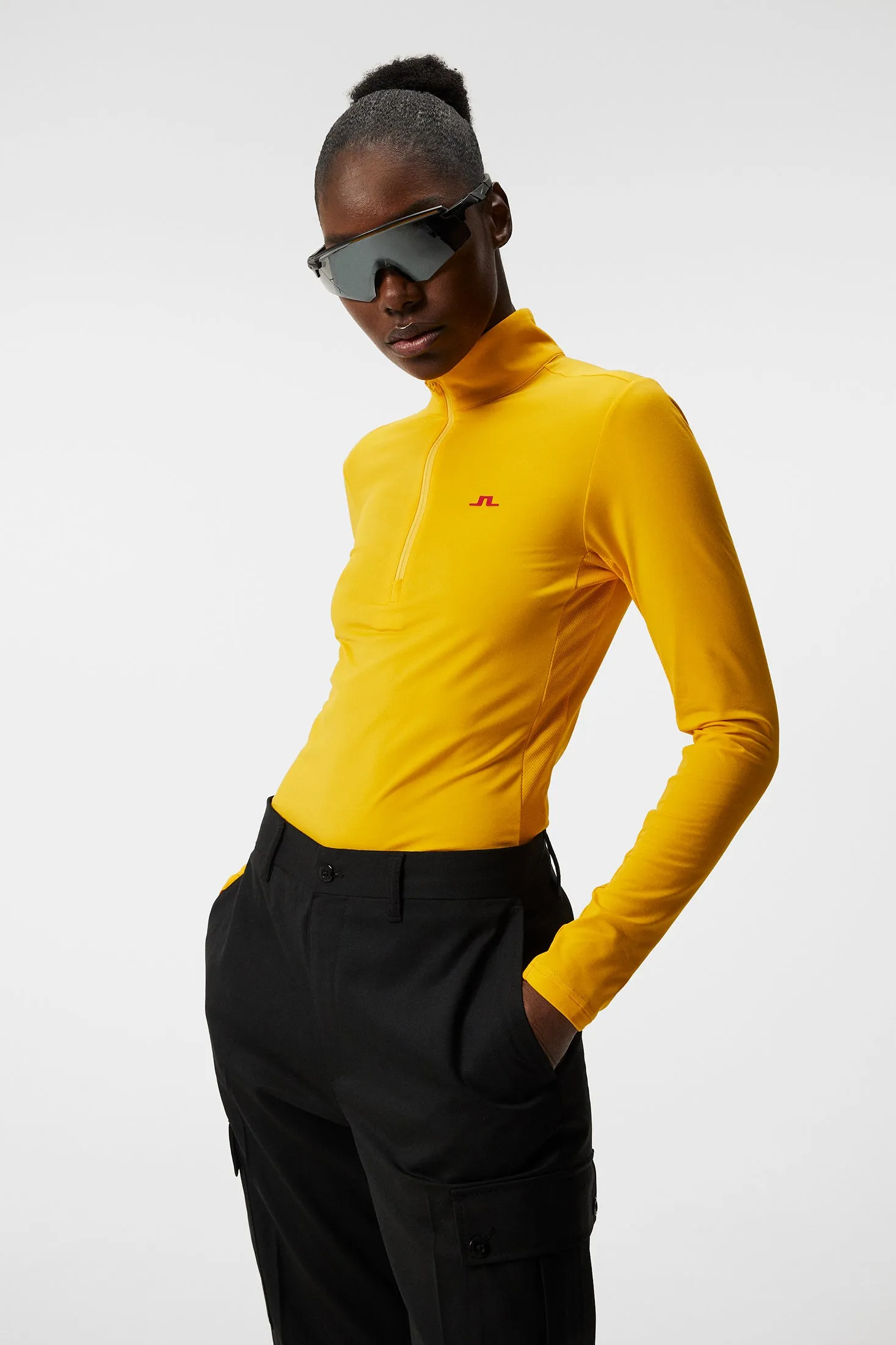 Lauryn Half Zip Mid Layer / Citrus