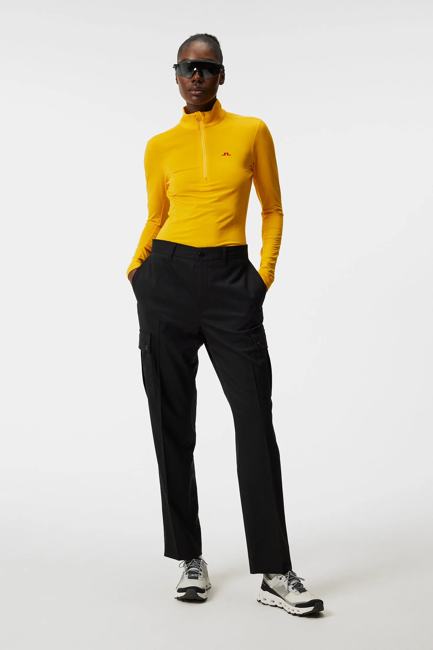 Lauryn Half Zip Mid Layer / Citrus