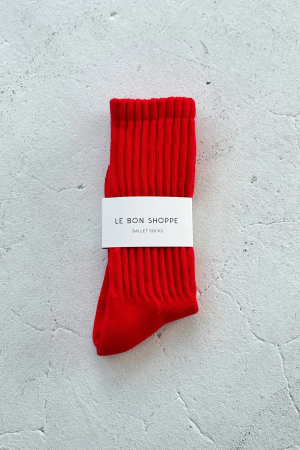 Le Bon Shoppe Ballet Socks Strawberry