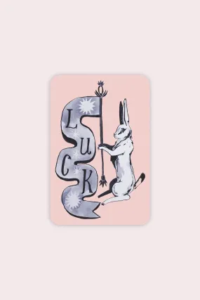 Lucky Rabbit Vinyl Sticker