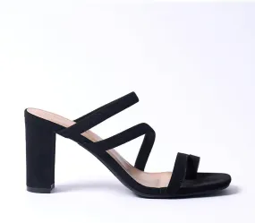 Multi-Strap Block Heel