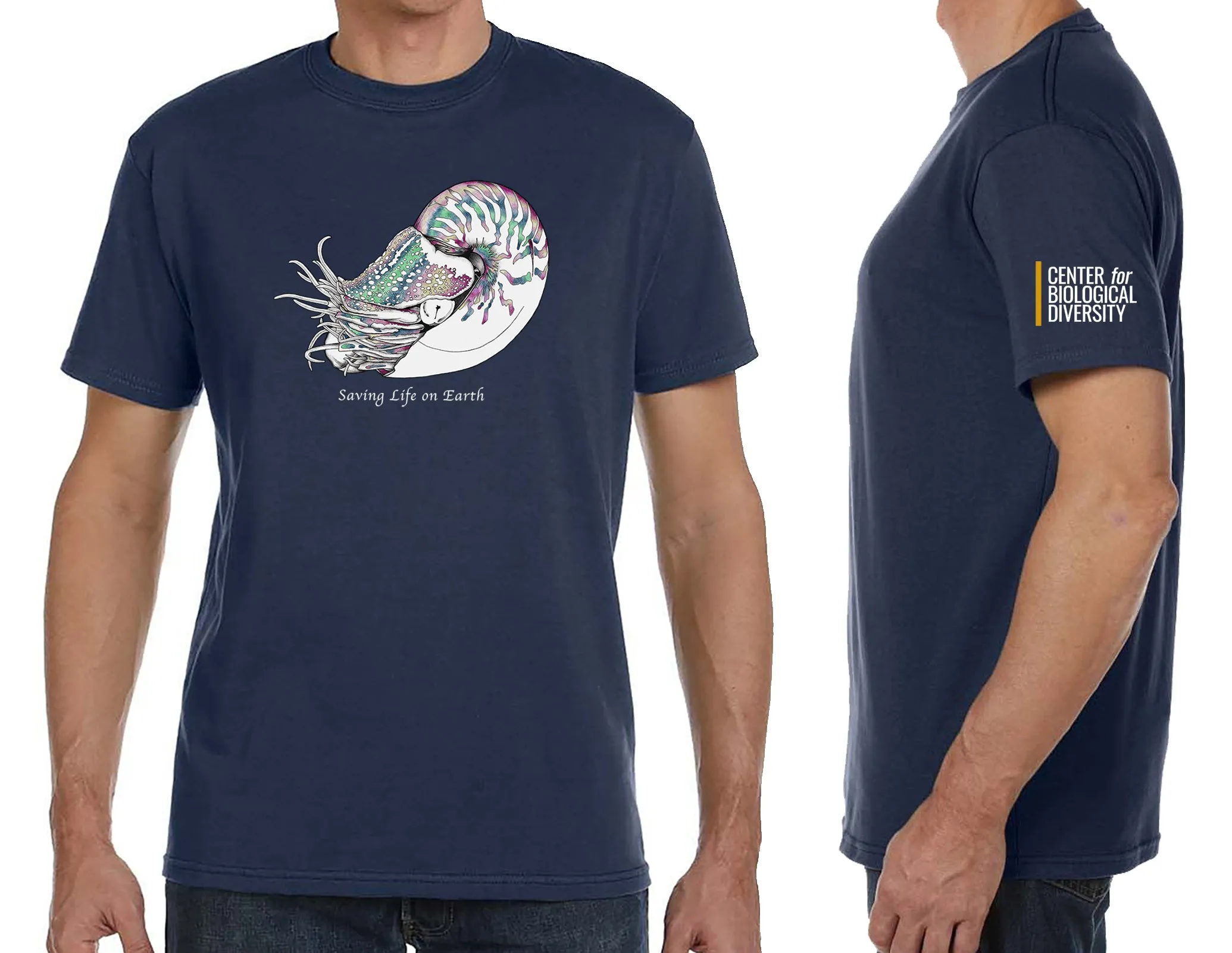 Nautilus T-Shirt - Center for Biological Diversity Fundraiser