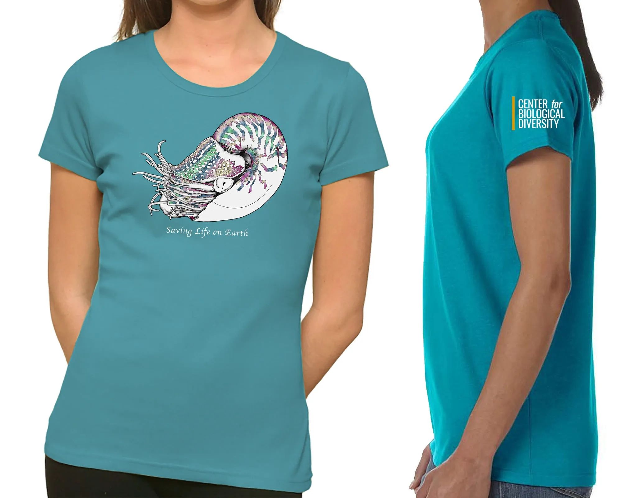 Nautilus T-Shirt - Center for Biological Diversity Fundraiser