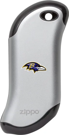 NFL Baltimore Ravens: HeatBank<sup>®</sup> 9s Rechargeable Hand Warmer