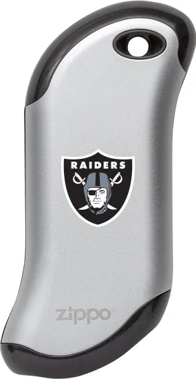 NFL Las Vegas Raiders: HeatBank<sup>®</sup> 9s Rechargeable Hand Warmer