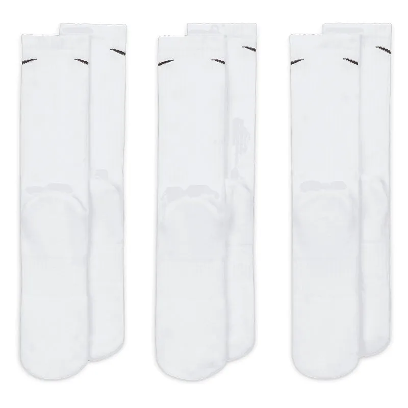 Nike Unisex Everyday Cushioned Training Crew Socks (3 Pairs)