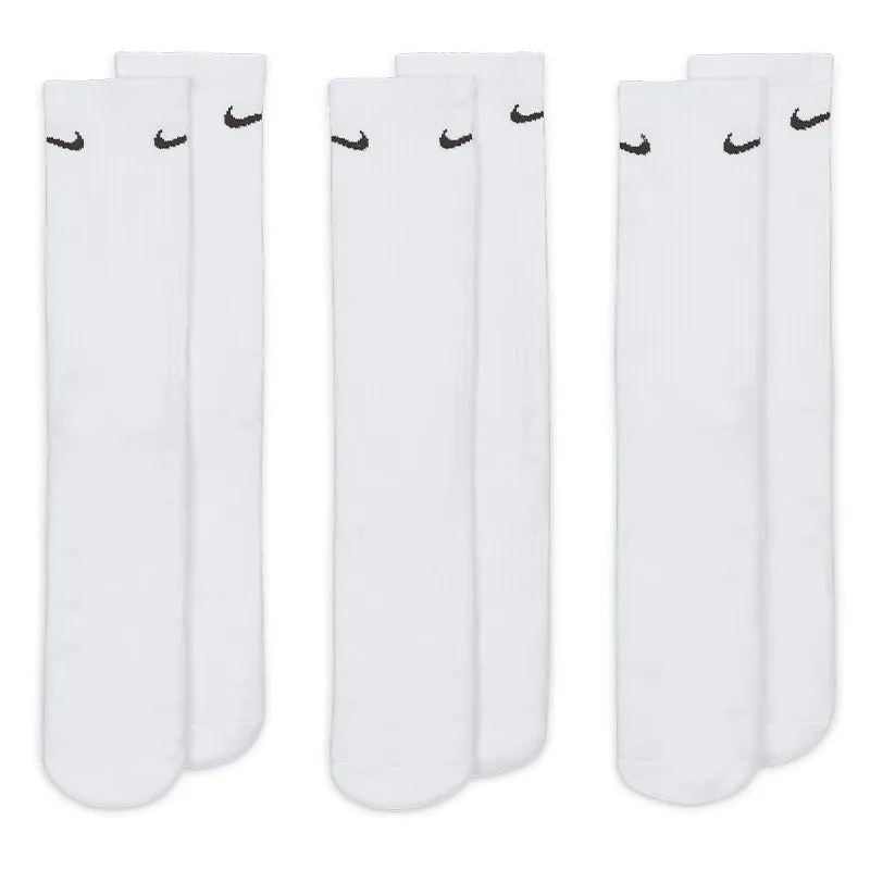 Nike Unisex Everyday Cushioned Training Crew Socks (3 Pairs)