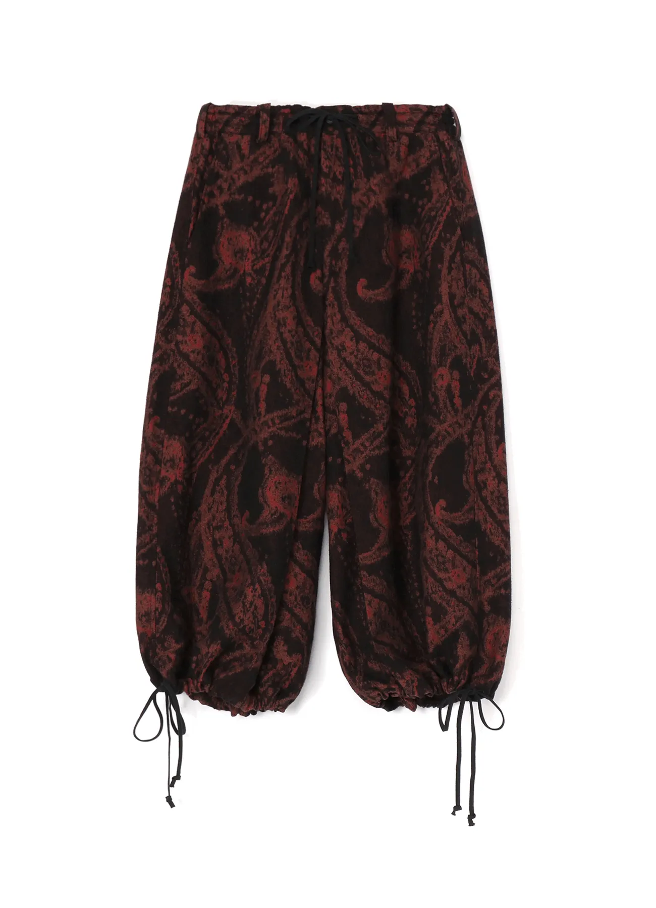 PAISLEY PATTERN JACQUARD HAKAMA BALLOON PANTS