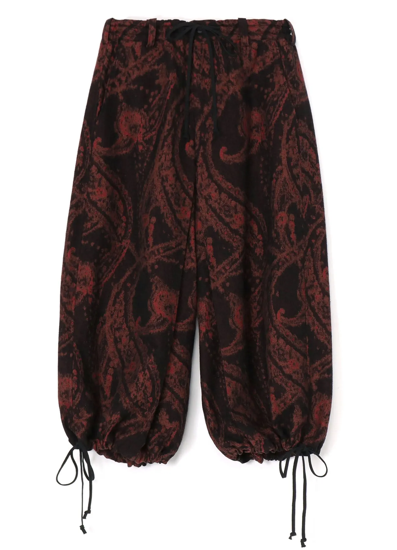 PAISLEY PATTERN JACQUARD HAKAMA BALLOON PANTS