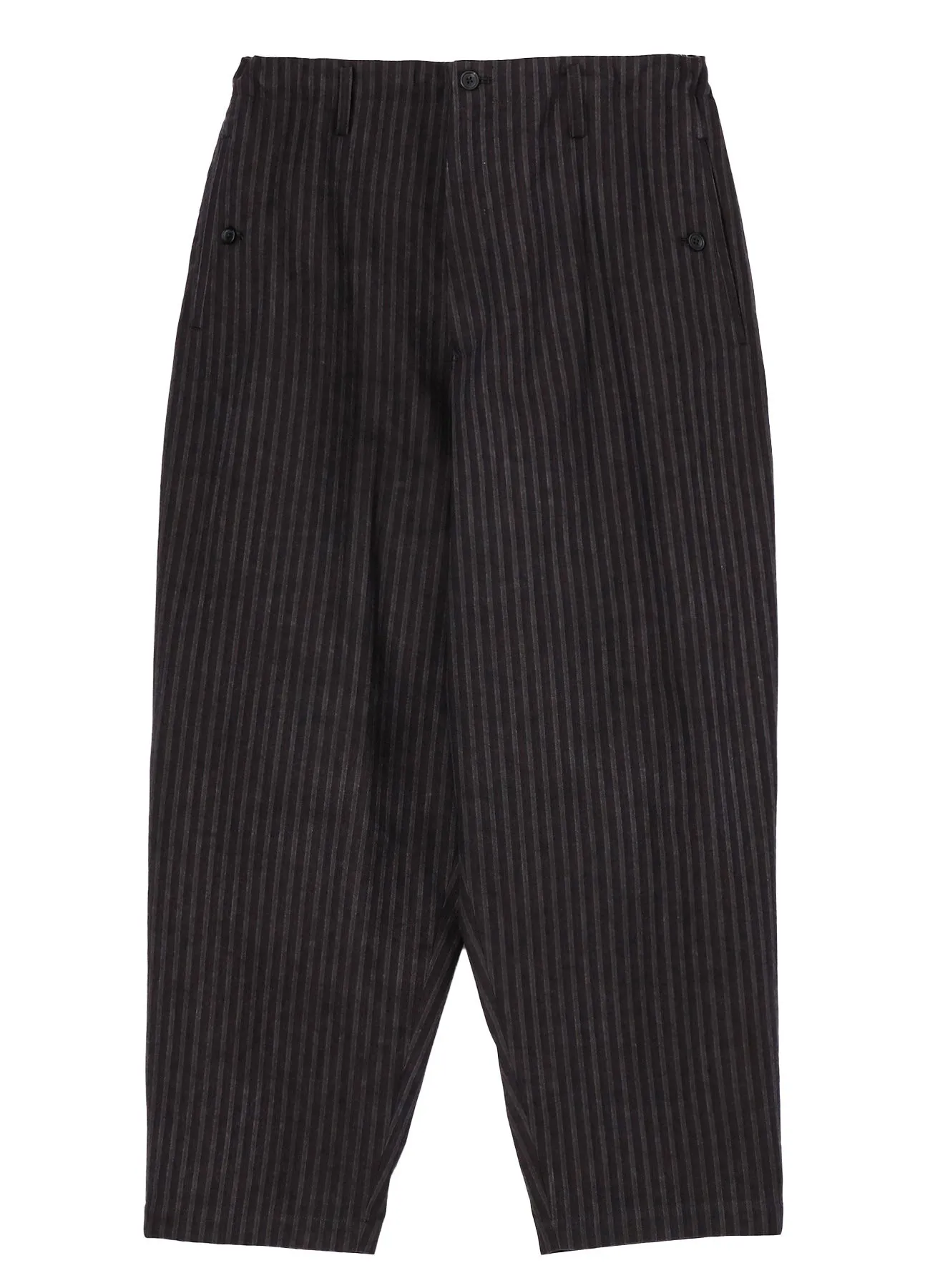 PIGMENT WASH COTTON STRIPE PANTS