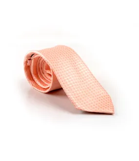 Salmon Checks Neck Tie