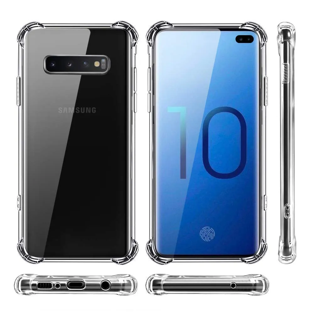 Samsung Galaxy S10 Plus / Galaxy S10  2019 (FOSO) Back Cover Case | Shock Proof TPU - Bumper Clear 