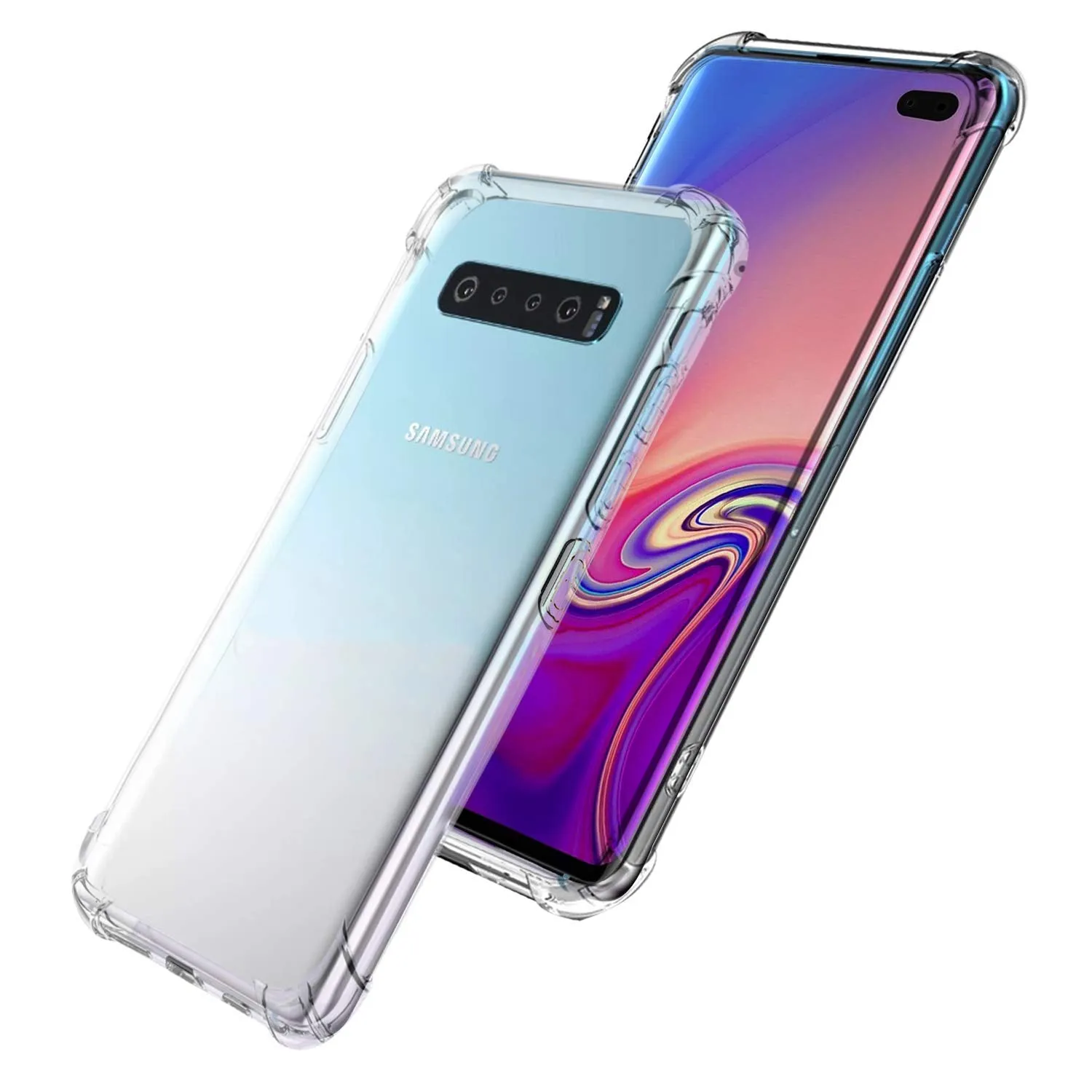 Samsung Galaxy S10 Plus / Galaxy S10  2019 (FOSO) Back Cover Case | Shock Proof TPU - Bumper Clear 