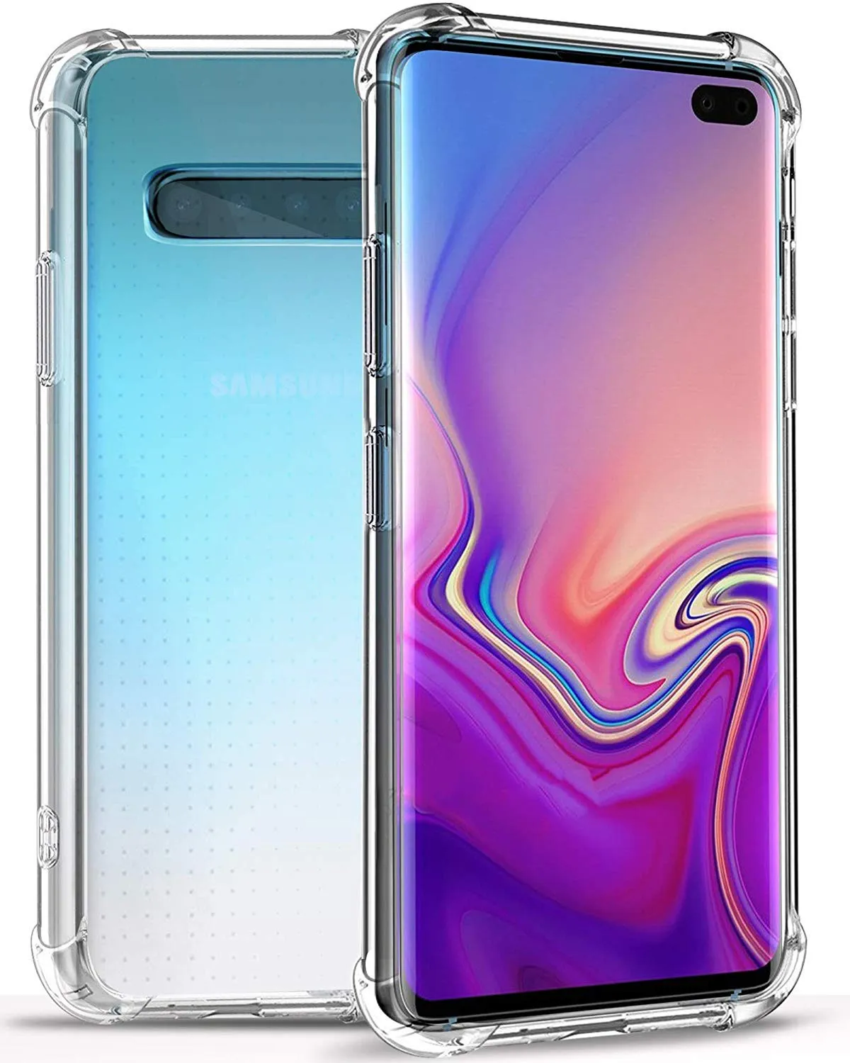 Samsung Galaxy S10 Plus / Galaxy S10  2019 (FOSO) Back Cover Case | Shock Proof TPU - Bumper Clear 