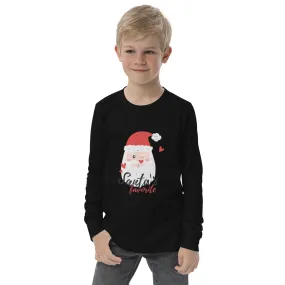 'Santa's Favorite" Youth long sleeve tee