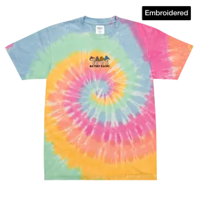 Take A Trip Embroidered - Oversized Tie Dye