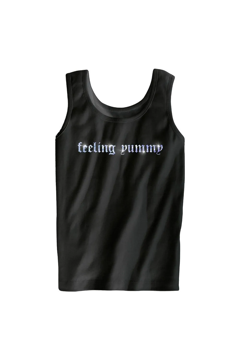 TaraYummy Feeling Yummy Glitter Ribbed Tank