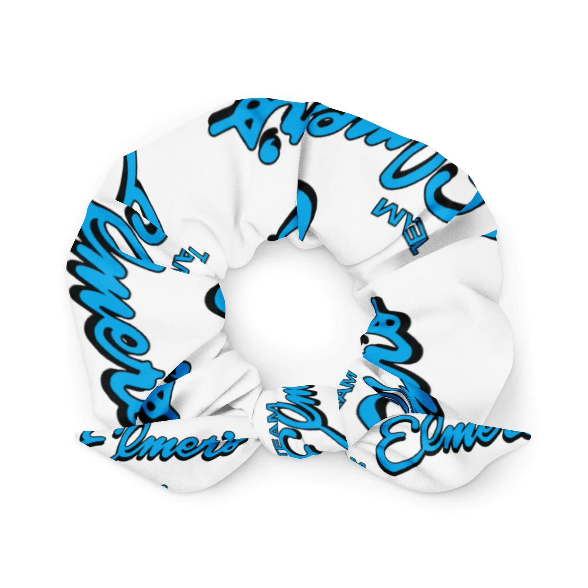 Team Elmer's Logo Recycled Scrunchie