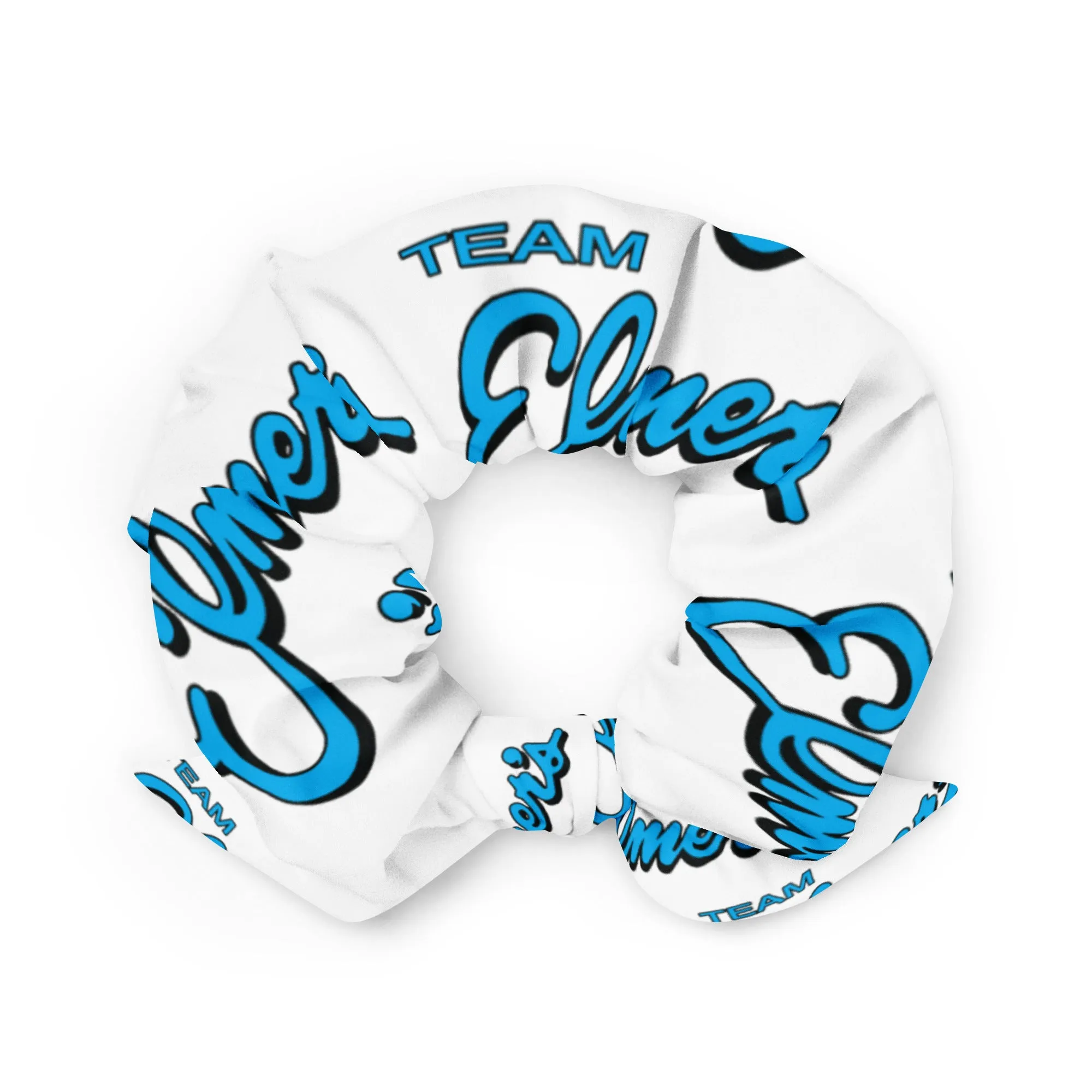 Team Elmer's Logo Recycled Scrunchie