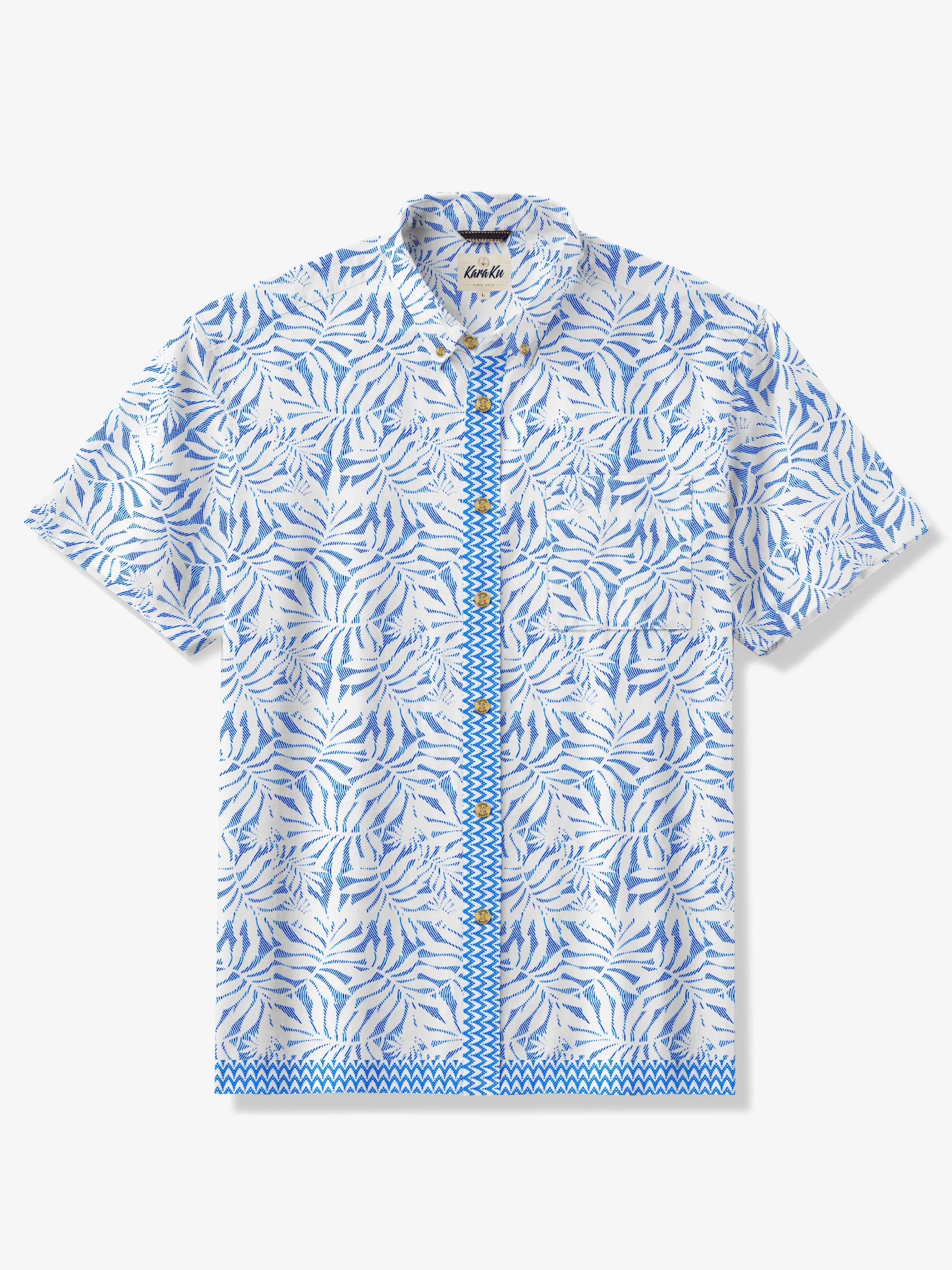 Tropical Paradise Seersucker Shirt