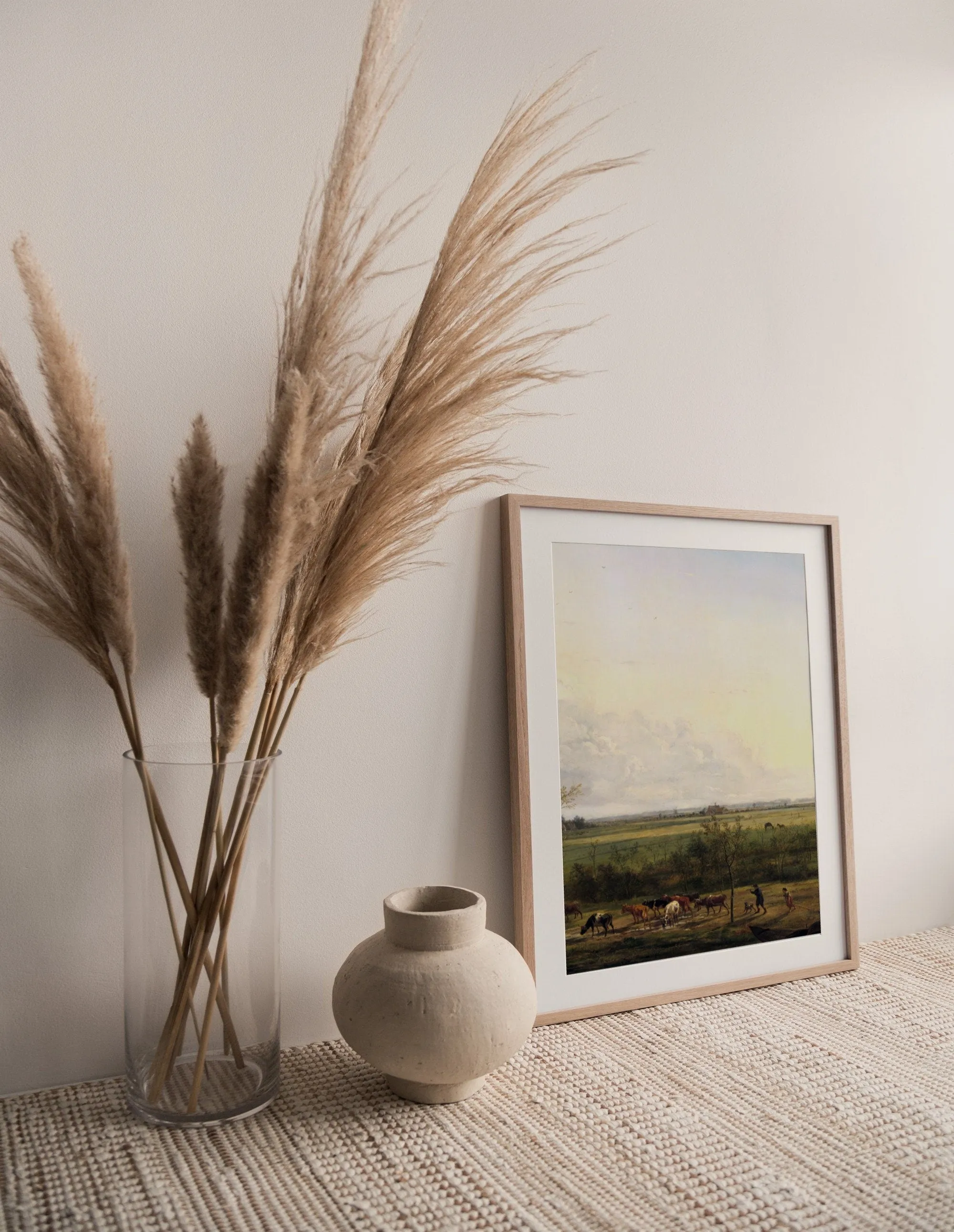 Vintage Landscape Farm Wall Art