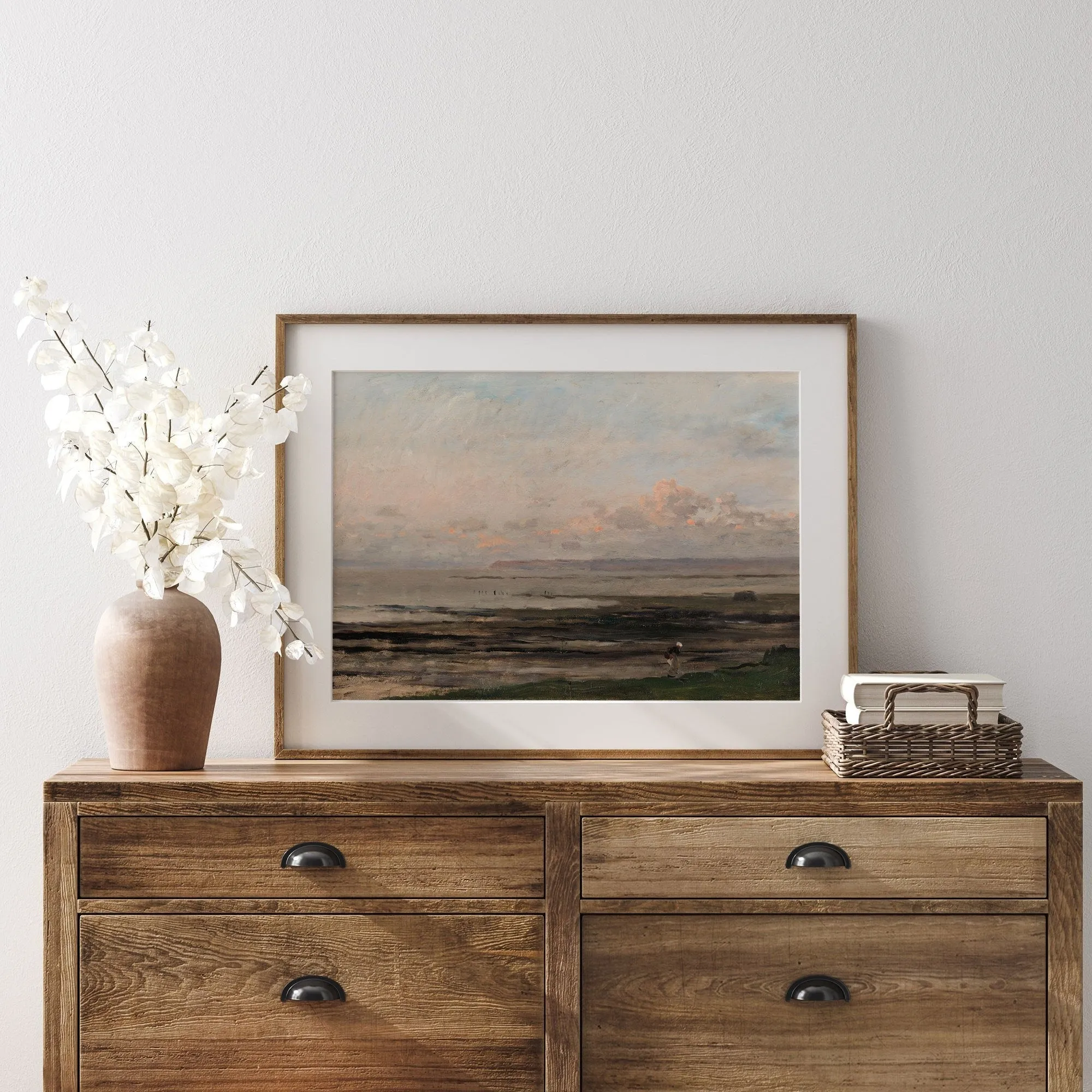 Vintage Shoreline Seascape Coastal Wall Art