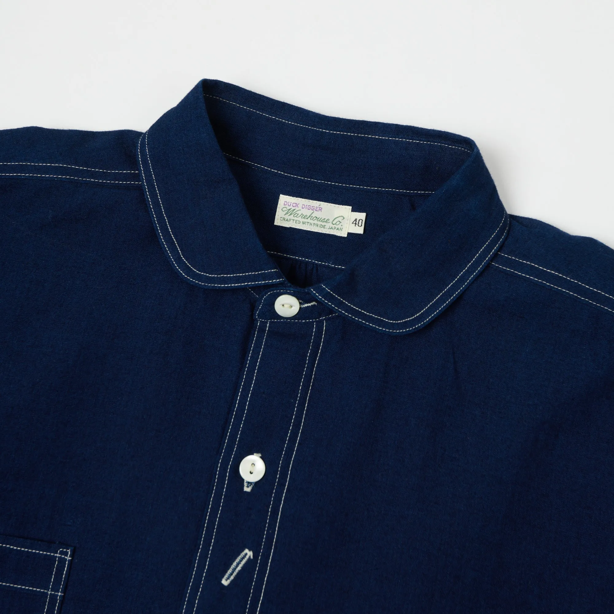 Warehouse & Co 3017 Engineer Chambray Shirt - Indigo